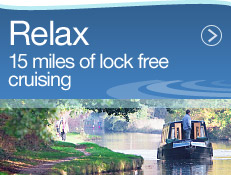 Relax 15 miles of lock free cruising
